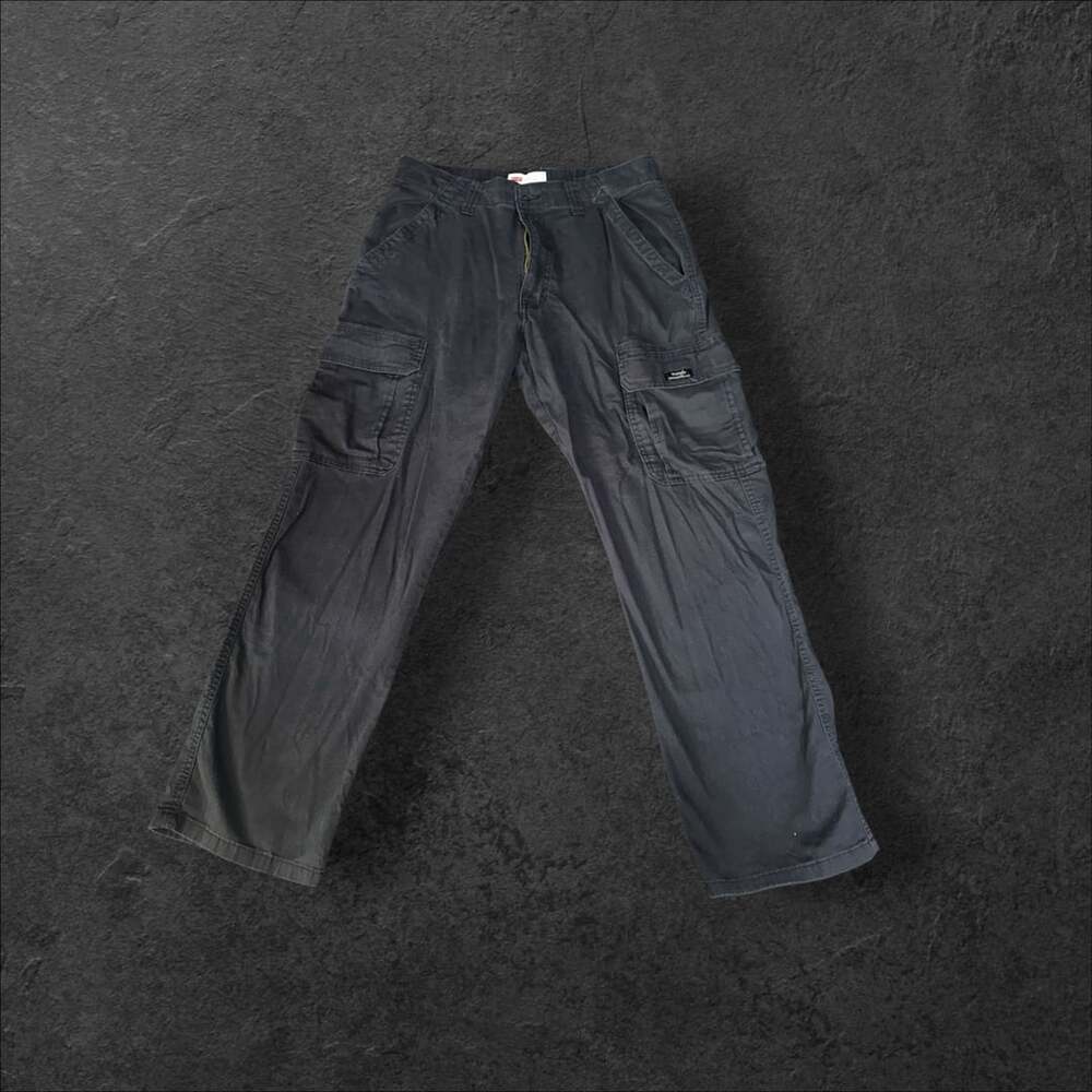 Wrangler Relaxed Fit Cargo Pants Black 32x30